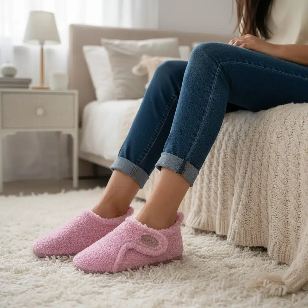 Tam Ortopedik Yazlık Cırtlı Kreş Anaokulu Ev Panduf - PEMBE