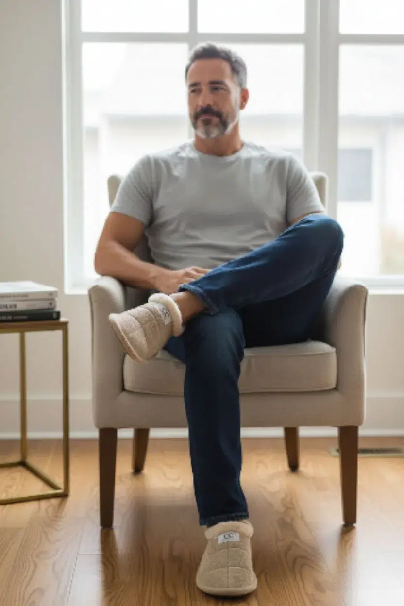 UCC Yumuşak İç Taban Boğazı Kürklü Ev Ayakkabısı Ve Pandufu - TABA